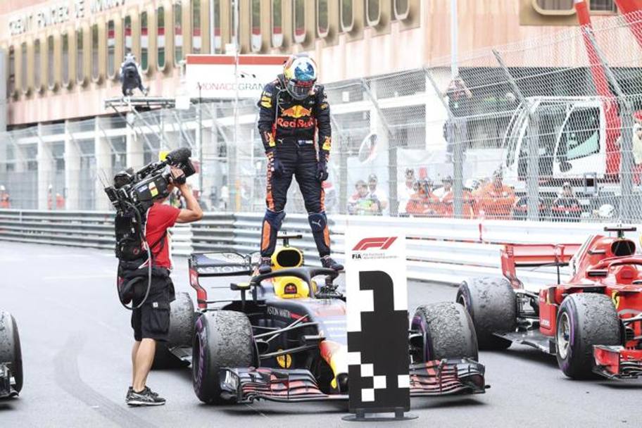 La vittoria di Ricciardo. Epa